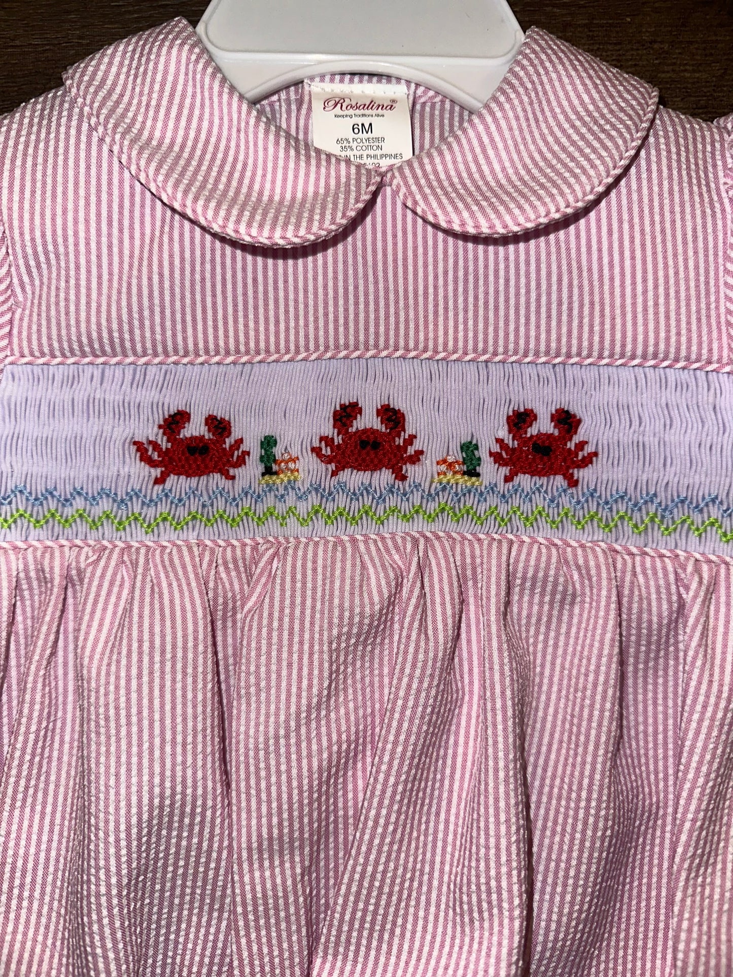 Crab Smocked Bubble