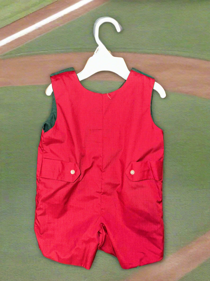 Baseball Romper- Reversible