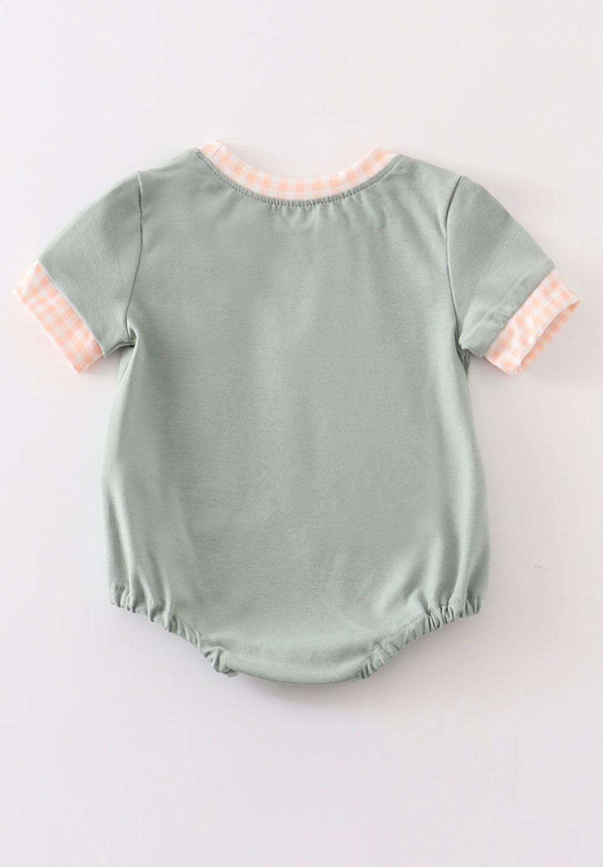 Green Pumpkin Embroidered Bubble