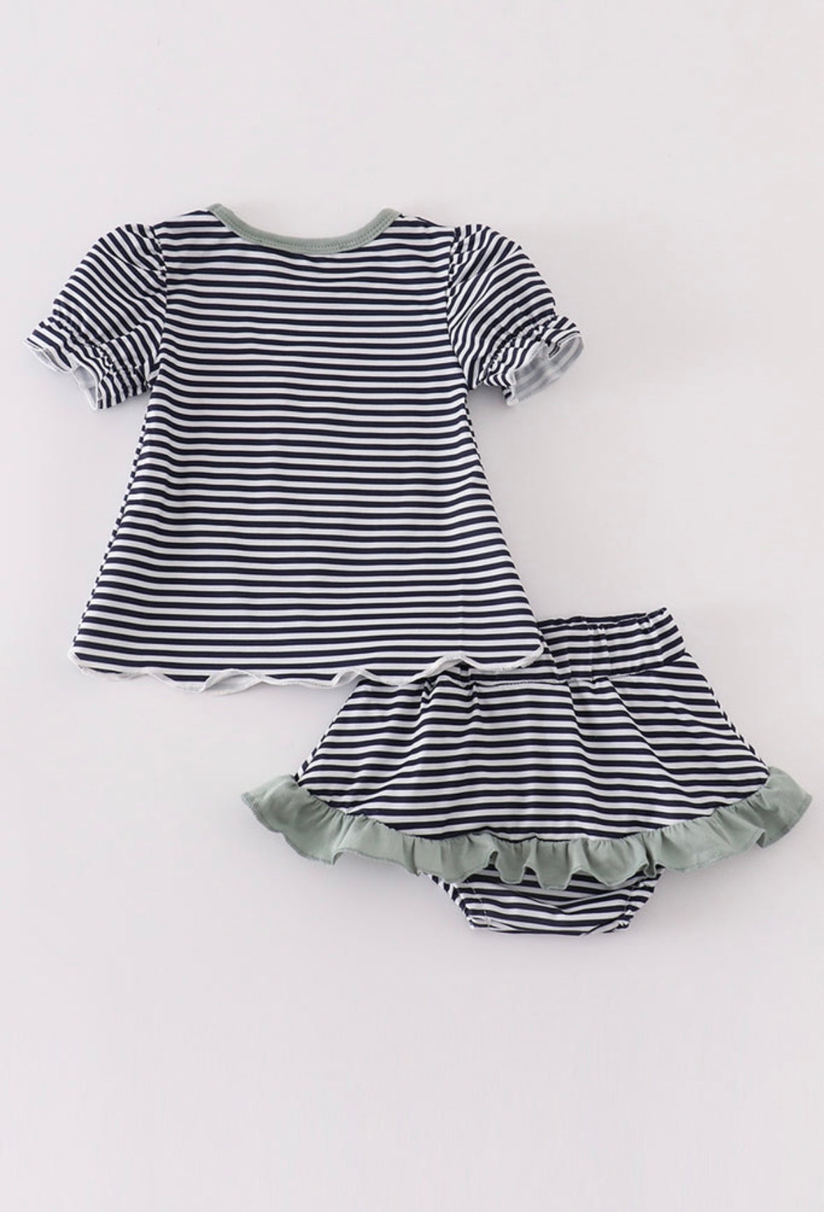 Sage Pumpkin Bloomer Set