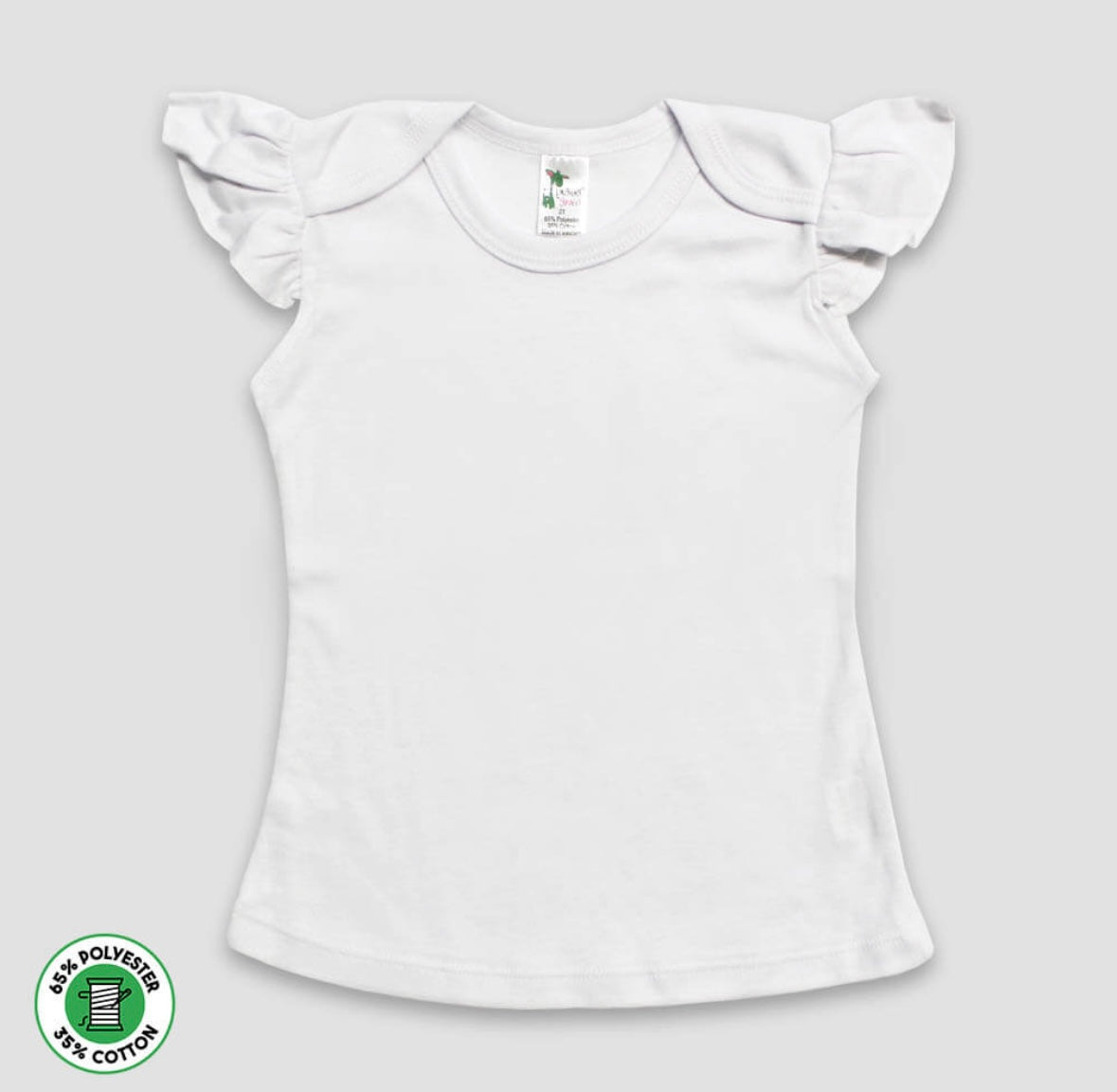 Elephant Football Embroidered Top White