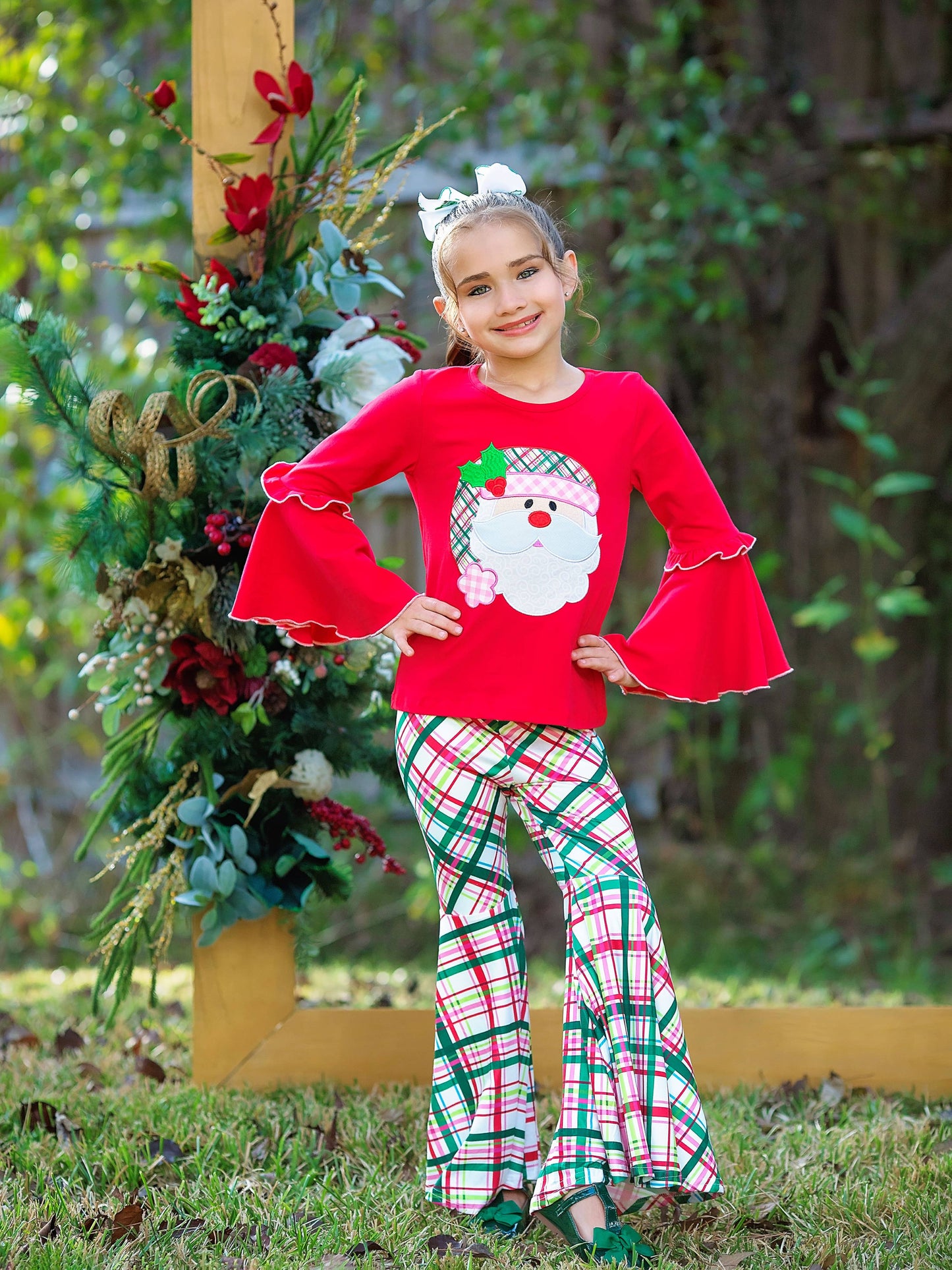 Santa's Little Helper Bell Bottom Set