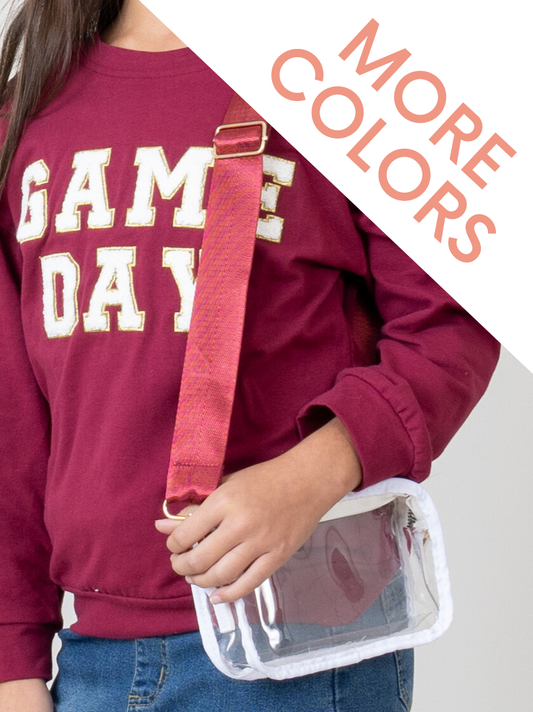 Clear Crossbody Stadium Bag