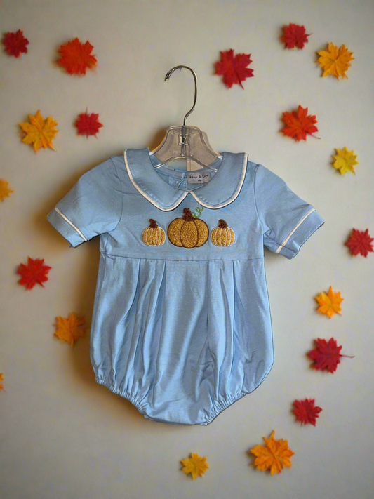 Blue Pumpkin French Knot Bubble