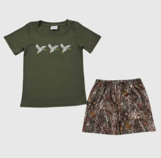 Camo Duck Short Set