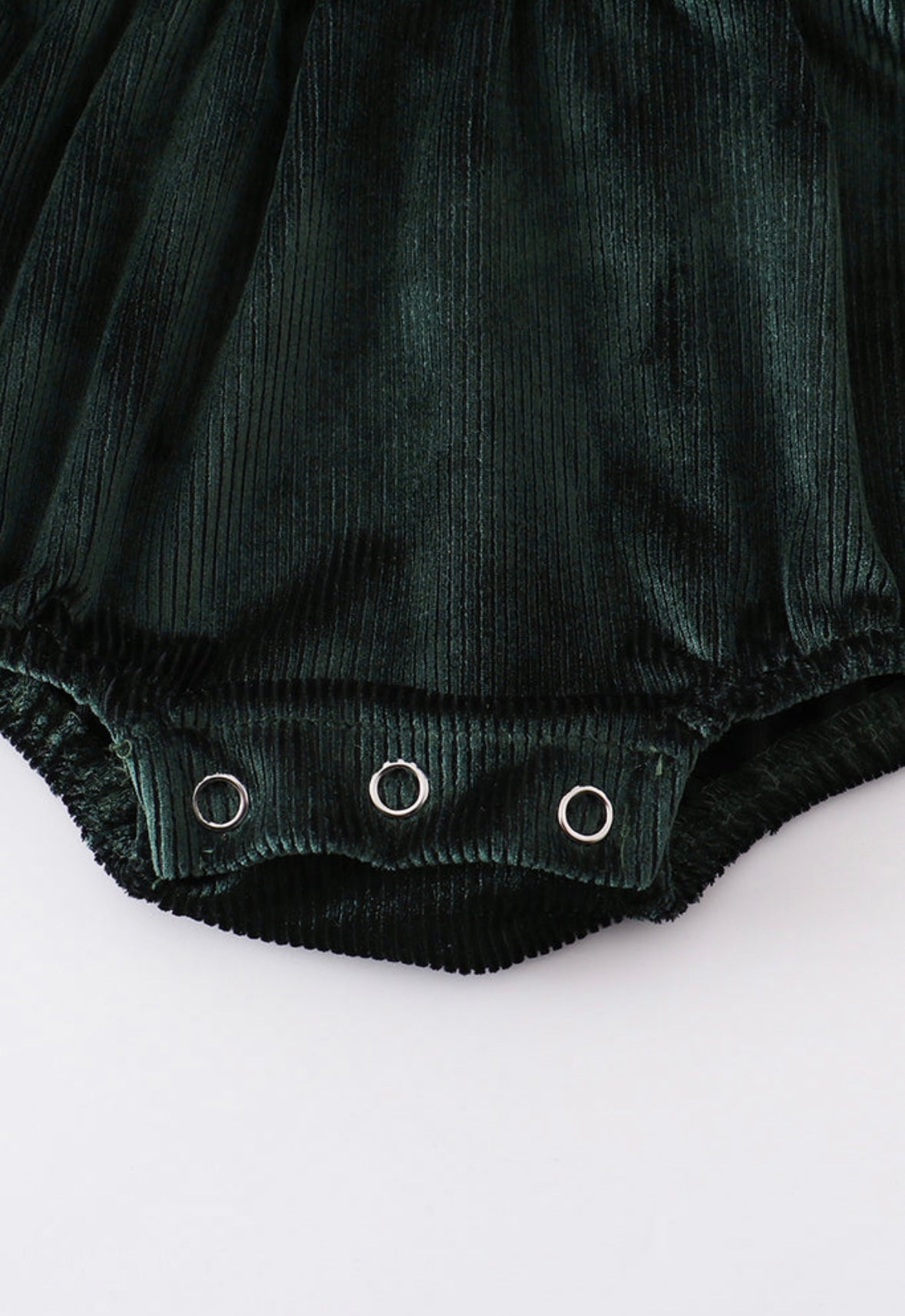 Forest Velvet Ruffle Bubble