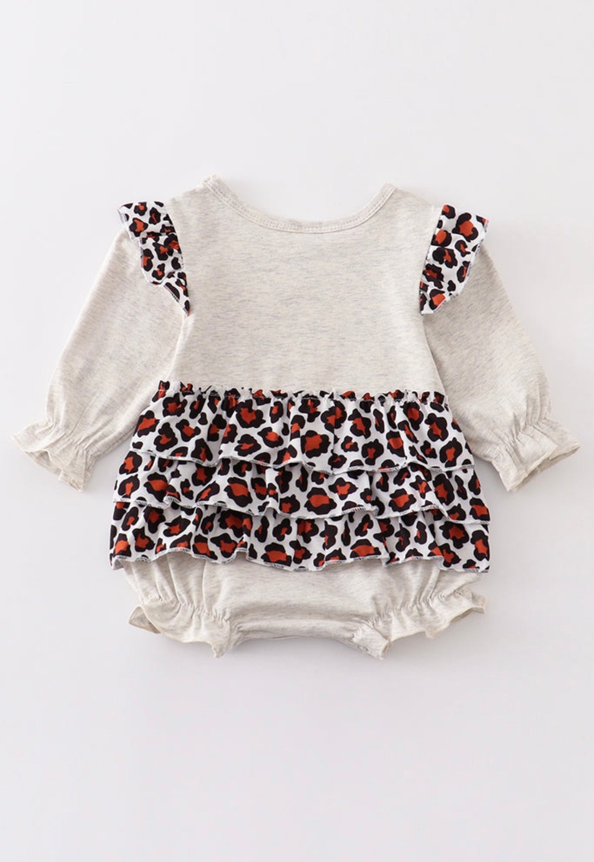 Leopard Pumpkin Ruffle Bubble