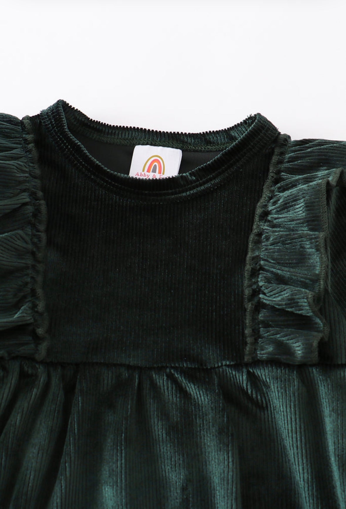 Forest Velvet Ruffle Bubble