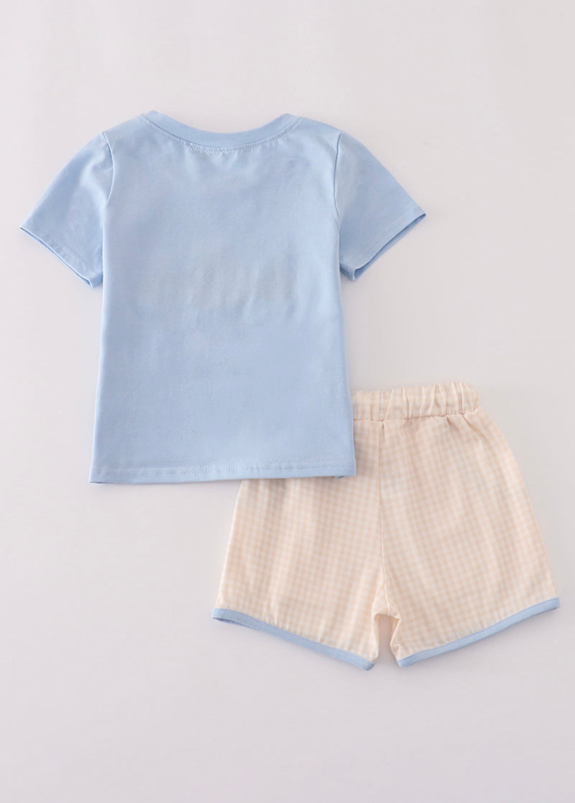 Blue Pumpkin French Knot Short Set