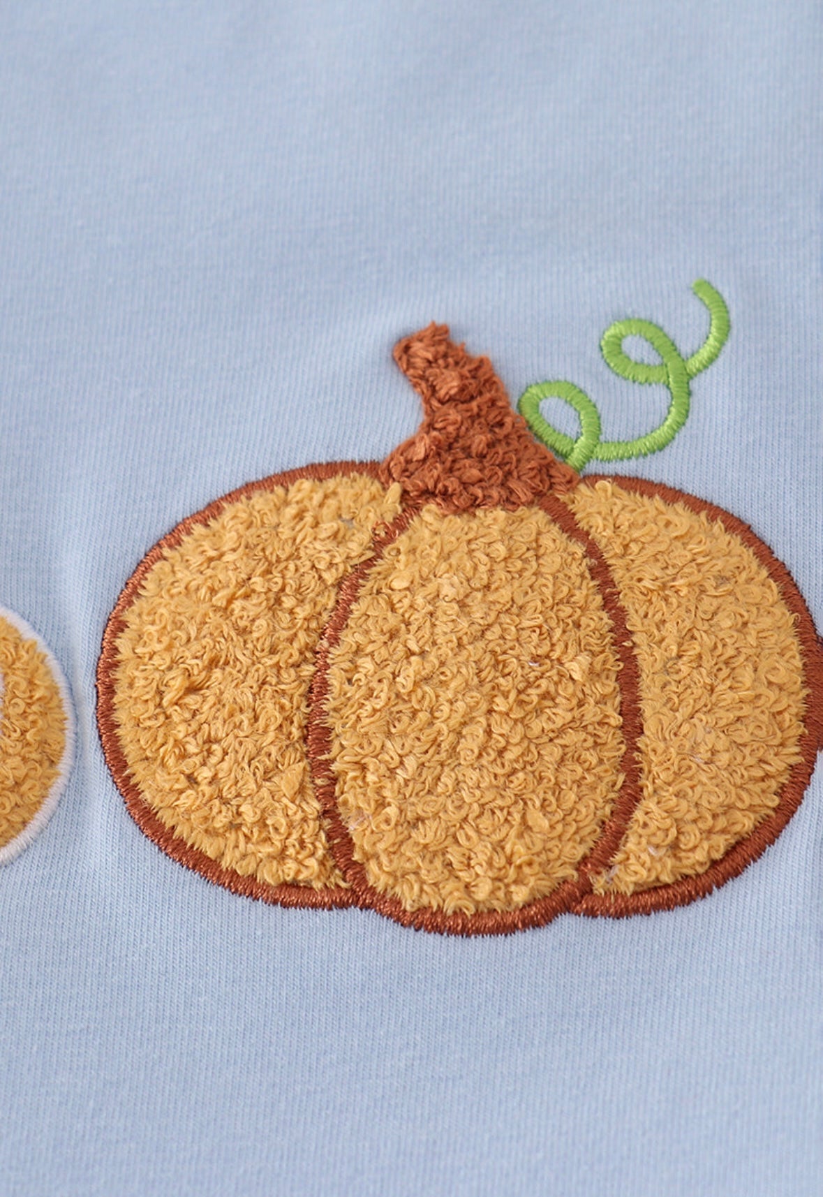 Blue Pumpkin French Knot Short Set
