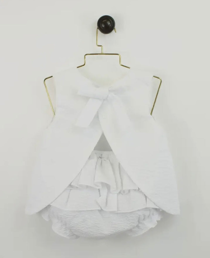 Popover Top & Ruffle Bloomers